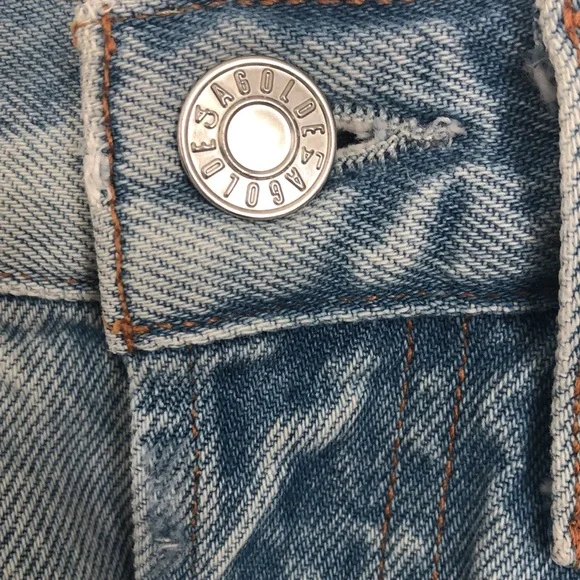 AGOLDE Parker Distressed Denim Shorts - Picture 2 of 6